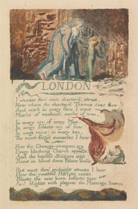 Lieder der Unschuld und der Erfahrung, Platte 39, "London" (Bentley 46) von William Blake