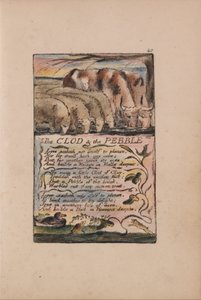 Lieder der Unschuld und Erfahrung, Platte 40, Der Klumpen und der Kieselstein (Bentley 32)