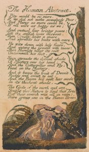 Lieder der Unschuld und Erfahrung, Tafel 46, Der menschliche Abstrakt (Bentley 47) von William Blake