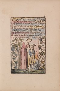 Lieder der Unschuld und der Erfahrung, Tafel 49, Lied der Amme (Bentley 38) von William Blake
