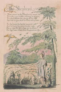Lieder der Unschuld und Erfahrung, Tafel 4, Der Hirte (Bentley 5)