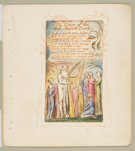 Lieder der Unschuld und Erfahrung: Stimme des alten Barden, ca. 1825 von William Blake