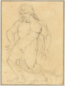 Studie der Figur von Agnello Brunelleschi von William Blake