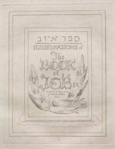 Das Buch Hiob, 1825 von William Blake