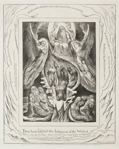 Das Buch Hiob: Pl. 16, Du hast das Urteil der Gottlosen erfüllt, 1825