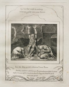 Das Buch Hiob: Pl. 8, Der Tag soll vergehen, an dem ich geboren wurde