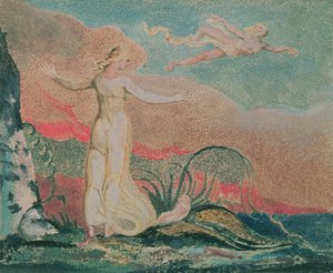 Das Buch Thel; Platte 4 Thel im Tal von Har, 1794 von William Blake