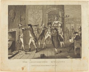 Die besiegten Duellanten, 1784 von William Blake