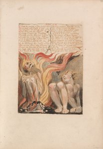 Das erste Buch Urizen, Tafel 14, 7. Aus den Höhlen seiner gegliederten Wirbelsäule.... (Bentley 11) von William Blake