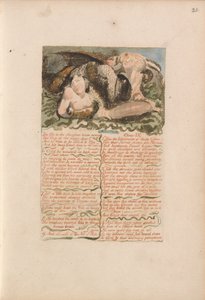 Das erste Buch Urizen, Tafel 26 (Bentley 25) von William Blake