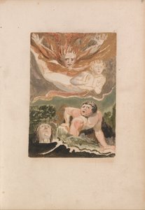 Das erste Buch Urizen, Tafel 4 (Bentley 24) von William Blake