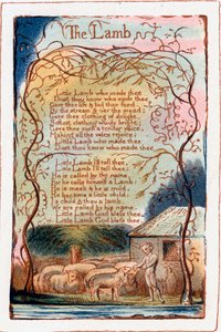 Das Lamm, Illustration aus Songs of Innocence and of Experience, ca. 1770-1820
