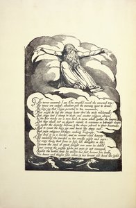 Die Antwort des Terrors, Mitte der 1790er Jahre von William Blake