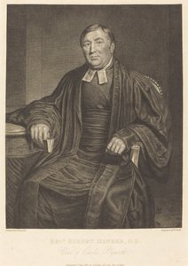Pfarrer Robert Hawker, D.D. von William Blake after John Ponsford