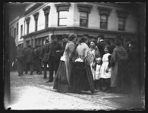 Ecke Custom House Street und Bute Street, Cardiff, 1892