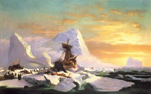 Zerquetscht im Eis von William Bradford