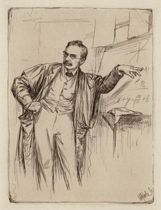 George Chrystal, Professor der Mathematik (Stich) von William Brassey (after) Hole