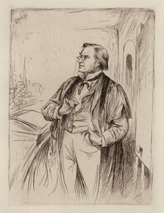 Simon Somerville Laurie, Professor der Theorie, Geschichte und Praxis der Erziehung (Stich) von William Brassey (after) Hole