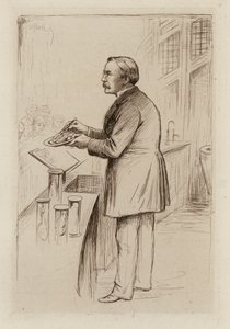 William Smith Greenfield, Professor der allgemeinen Pathologie (Stich) von William Brassey (after) Hole