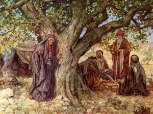 Genesis: Sarai belauscht die Engel - Bibel von William Brassey Hole