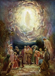 Jesus fährt in den Himmel auf - Bibel
