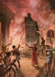 König Josia reinigt das Land von Götzen von William Brassey Hole