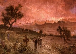 Die Zerstörung Jerusalems durch Nebusaradan - Bibel