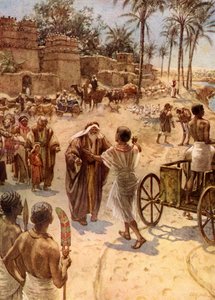 Das Treffen von Jakob und Joseph in Ägypten - Bibel