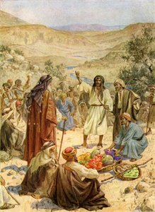 Der Bericht der Spione und die Ermahnung von Kaleb - Bibel von William Brassey Hole
