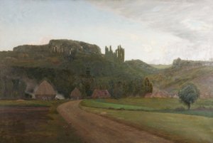 In der Nähe des Dorfes Crecy, Frankreich
