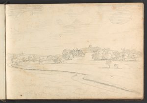 Powderham Castle von William Brockedon