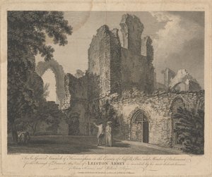 Blick auf Leiston Abbey