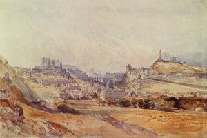 Edinburgh von den Salisbury Crags von William Callow