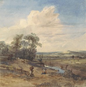 Landschaft nach Wynants (im Louvre) von William Callow