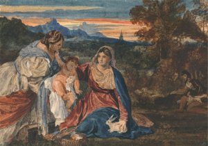 Madonna mit einem Kaninchen