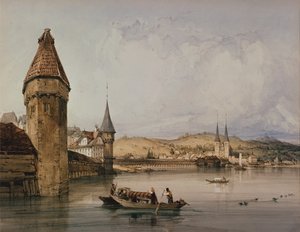Stadt Luzern, am Vierwaldstättersee