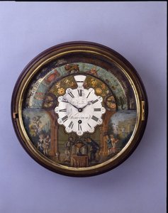 Zifferblattuhr, spätes 19. Jahrhundert, Zifferblatt ca. 1770 von William Carter