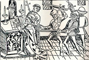 Martyrium des Heiligen Thomas von Canterbury, um 1484 von William Caxton