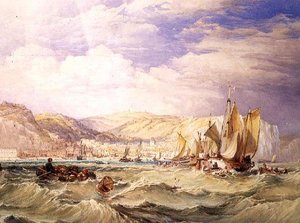 Fischerboote vor Hastings