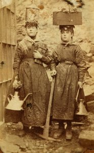 Arbeiter aus den Tredegar Eisenwerken, Wales von William Clayton