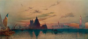 La Santa Salute, von San Giorgio, Venedig, ca. 1872 von William Collingwood Smith