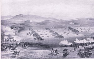 Balaklawa, 25. Oktober 1854: Der Angriff der Leichten Brigade, Illustration aus British Battles on Land and Sea, 1915 von William Crimea Simpson