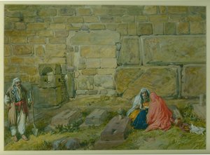 Zugemauerte Tür im Ostwall von Haram, nahe dem Goldenen Tor, 1872