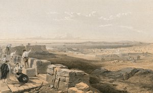 Straße von Yenikale mit der Bucht und Stadt Kertsch von der alten Festung Yenikale