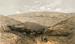 Das Tal des Todesschattens, Höhlen an der Woronzoff-Straße hinter der 21-Kanonen-Batterie von William Crimea Simpson