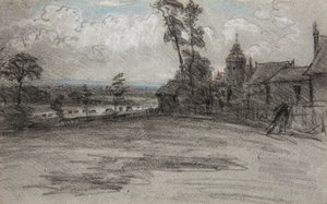 London vom Priory, Hampstead. Schauer