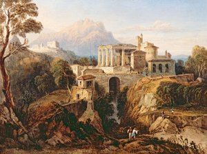 Ein griechischer Tempel von William Crouch