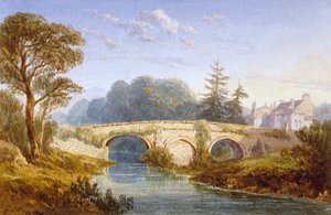 Ansicht der Eltham-Brücke in der Nähe des Eltham-Palastes, Woolwich, Greenwich, London