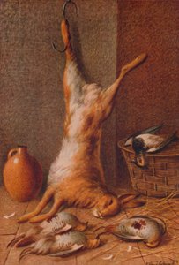 Stillleben mit Hase, um 1895