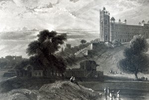 Fatehpur Sikri in der Nähe von Agra, gestochen von R. Brandard (Stich) von William Daniell